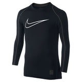 NIKE GARÇON HYPERCOOL HIGH BRAND READ HAUT AJUSTÉ À MANCHES LONGUES