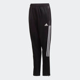 PANTALON DE SURVÊTEMENT POUR JEUNES TIRO 21. Noir blanc