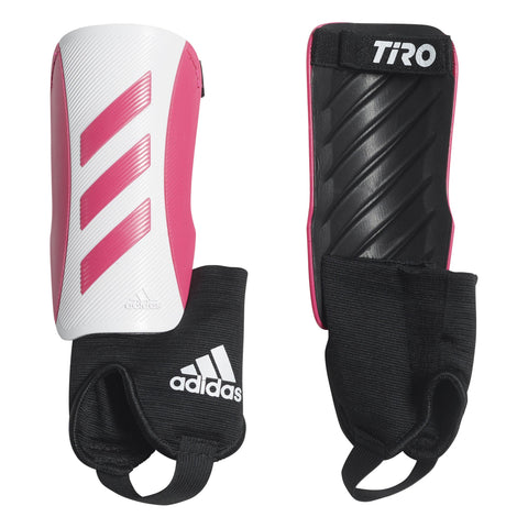 Protège-tibias de football Adidas Tiro Match Junior - Rose/Blanc
