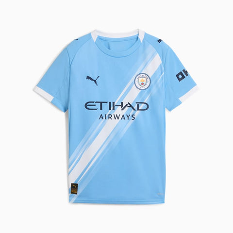 Manchester City 25/26 Kids' Home Soccer Jersey