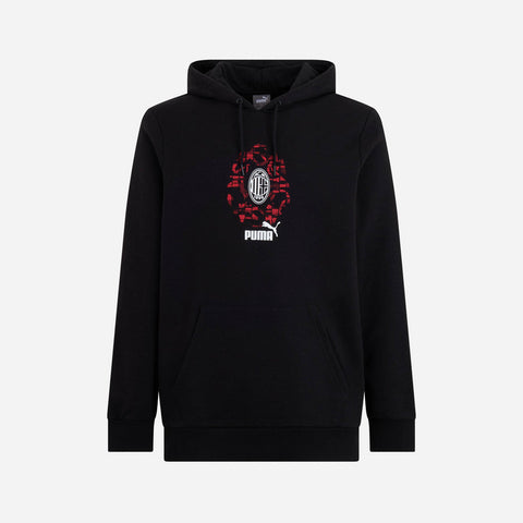 AC MILAN CULTURE COLLECTION BLACK HOODIE