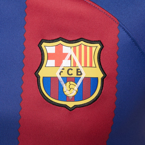 FC Barcelona 2023/24 Stadium Goalkeeper Men's Nike Dri-FIT Long-Sleeve Soccer  Jersey.