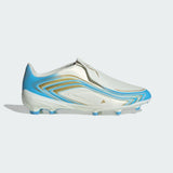 F50 Messi League Laceless Firm Ground Soccer Cleats Kids