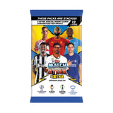 2023-24 TOPPS MATCH ATTAX EXTRA UEFA CHAMPIONS LEAGUE CARDS – 12 cards per pack