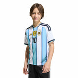Argentina 26 Home Messi Kids Jersey