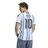 Argentina 26 Home Messi Jersey