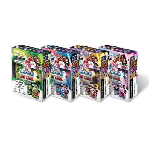 CARTES TOPPS MATCH ATTAX EXTRA UEFA CHAMPIONS LEAGUE 2023-24 – BOOSTER MINI TIN (40 CARTES + 3 LE)