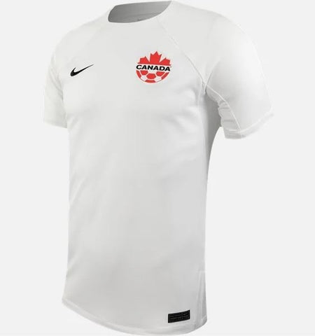 Maillot extérieur Nike Canada Soccer 2023 pour homme, blanc
