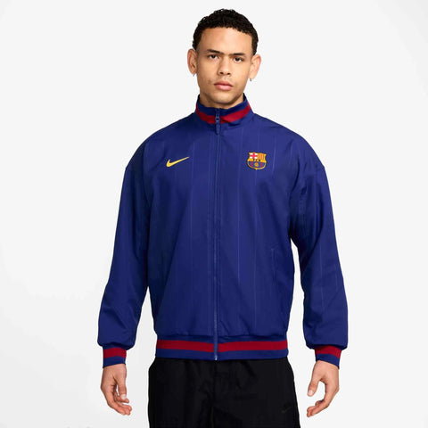 Veste de football entièrement zippée FC Barcelone pour hommes