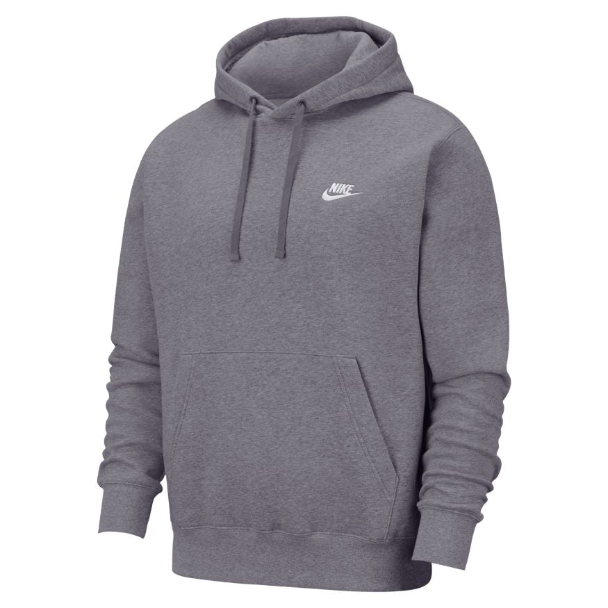 nike black fleece sportswear club hoodie