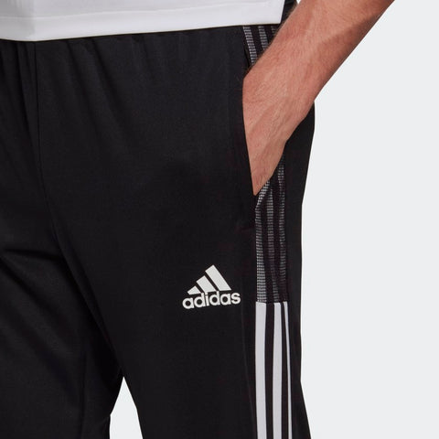 MEN TIRO 21 TRACK PANTS. Black & White – FootZone Soccer